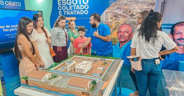 1 milhão de litros de esgoto foram coletados e tratados durante a Expocrato